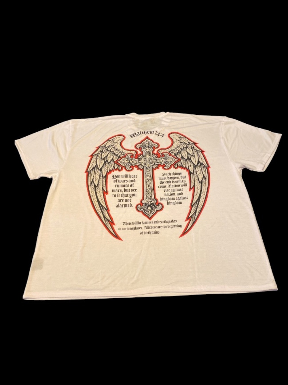 🆕 Matthew 24:4 Streetwear Tee bible verse t Shirt size 3XL NWT